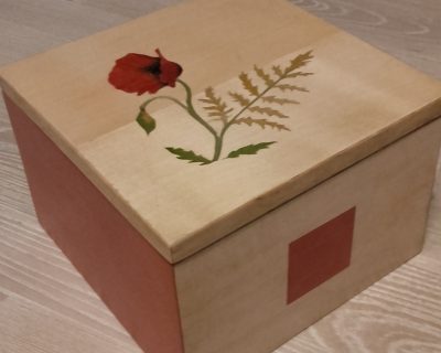 Coffret pour Huiles Essentielles « au Coquelicot »