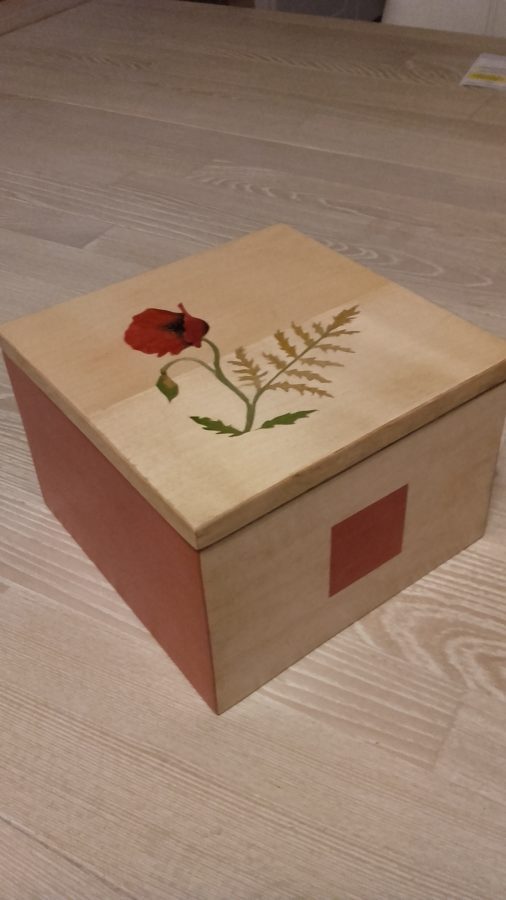 Coffret pour Huiles Essentielles « au Coquelicot »